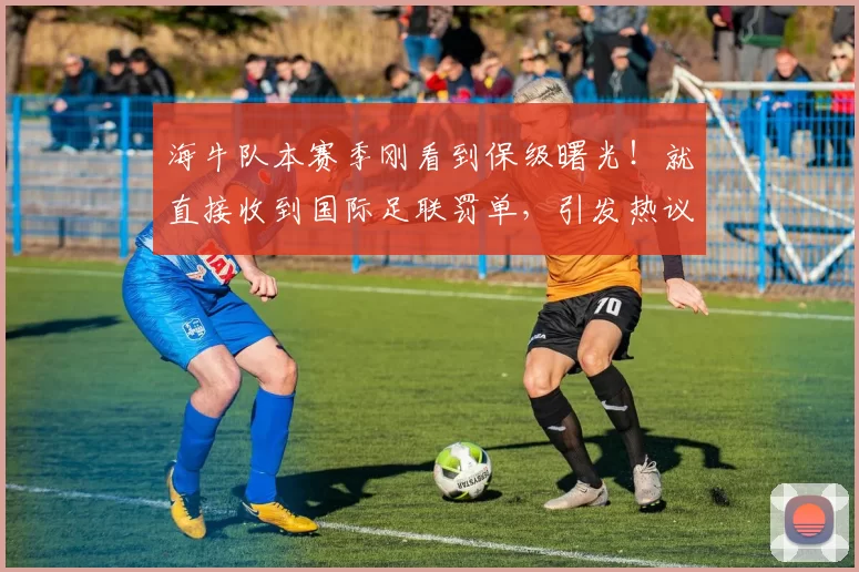 海牛队本赛季刚看到保级曙光！就直接收到国际足联罚单，引发热议